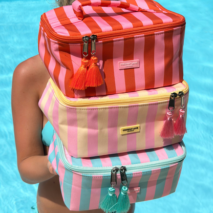 Travel Vanity Case - Pink Lemonade