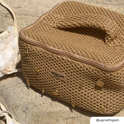 Travel Vanity Case - Sands of St Tropez