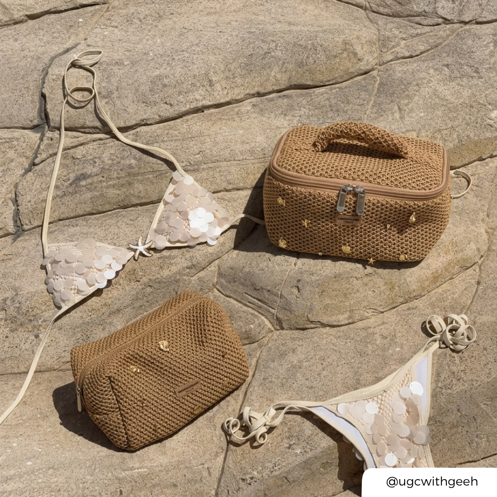 Travel Vanity Case - Sands of St Tropez