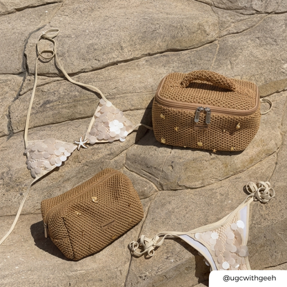 Travel Vanity Case - Sands of St Tropez