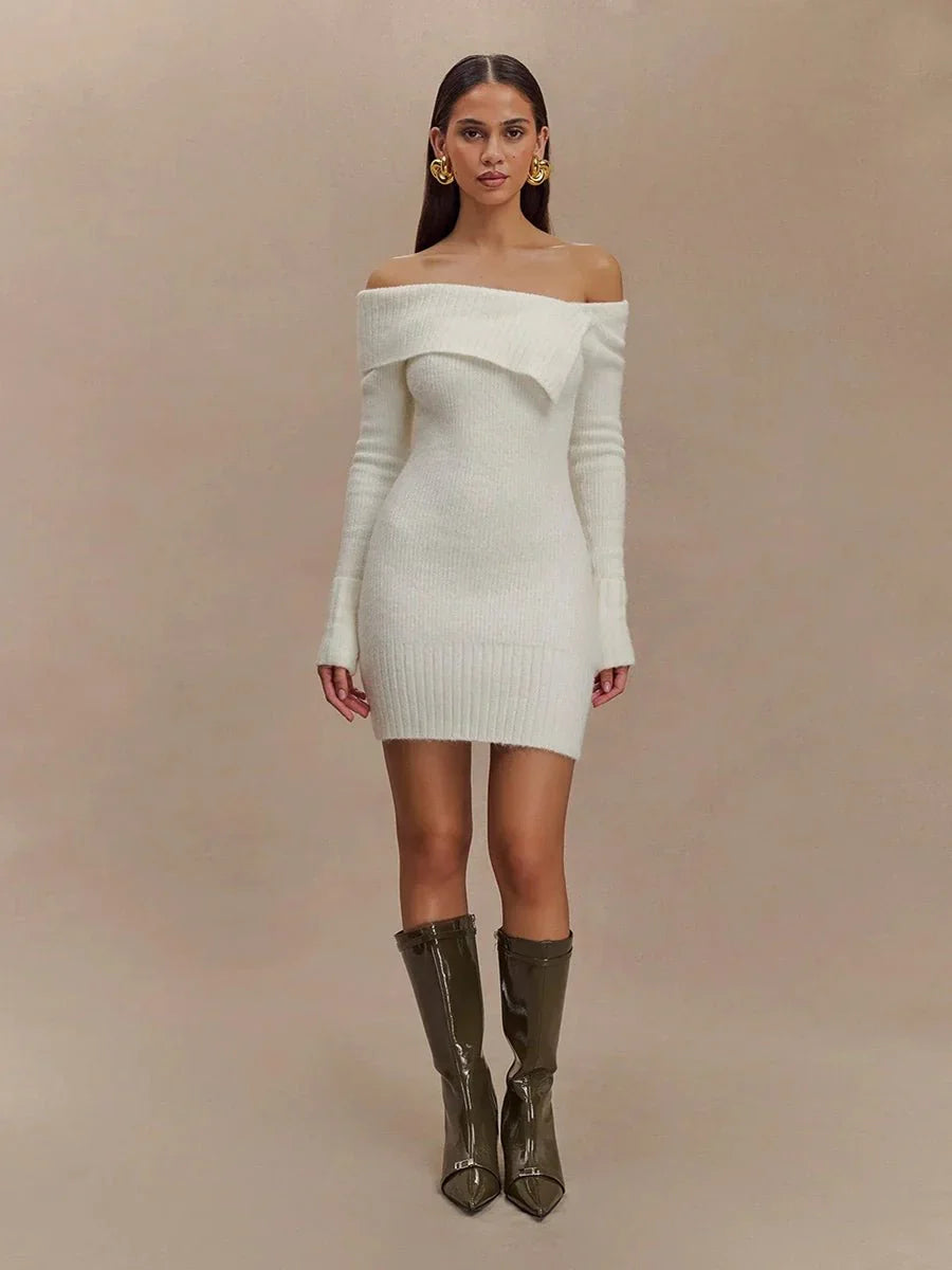 Aliza Dress Sweater Long Sleeved