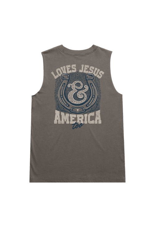 America Too - Women's Muscle Tank Top
