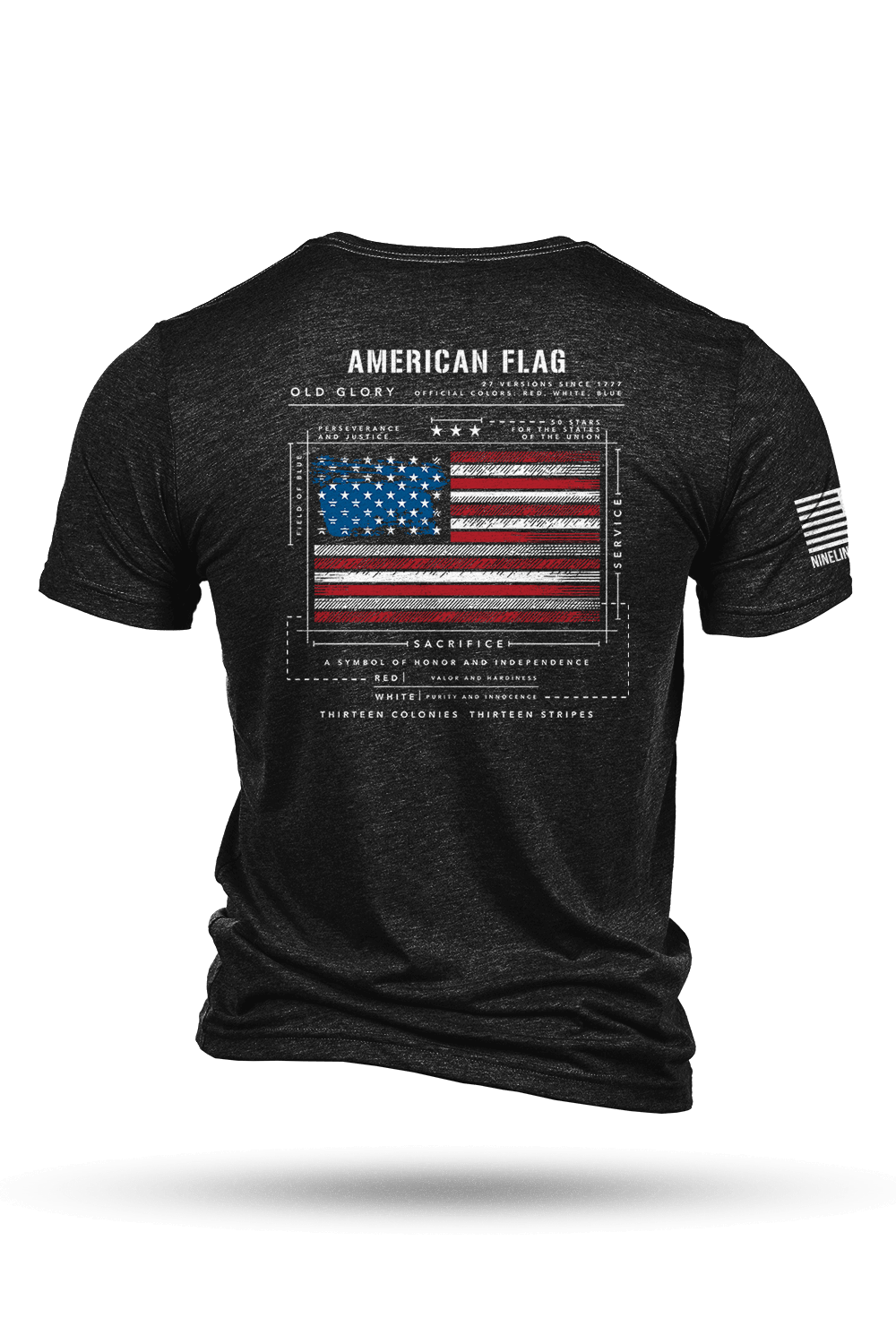 American Flag Schematic - T-Shirt