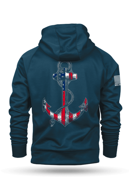 Anchor Flag - Raglan Tailgater Hoodie