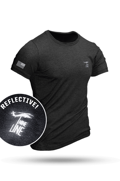 Reflective Dropline Logo with Flag - T-Shirt