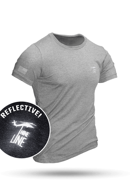 Reflective Dropline Logo with Flag - T-Shirt