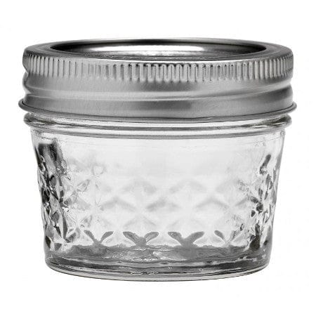 Ball Mason Regular Mouth Jar 130ml 4oz - Quilted