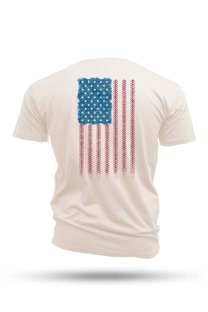 Baseball Flag - Cotton T-Shirt
