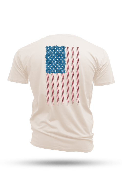 Baseball Flag - Cotton T-Shirt