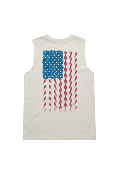 Baseball Flag - Women's Boyfriend Tank Top