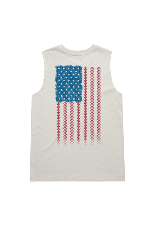 Baseball Flag - Women's Boyfriend Tank Top