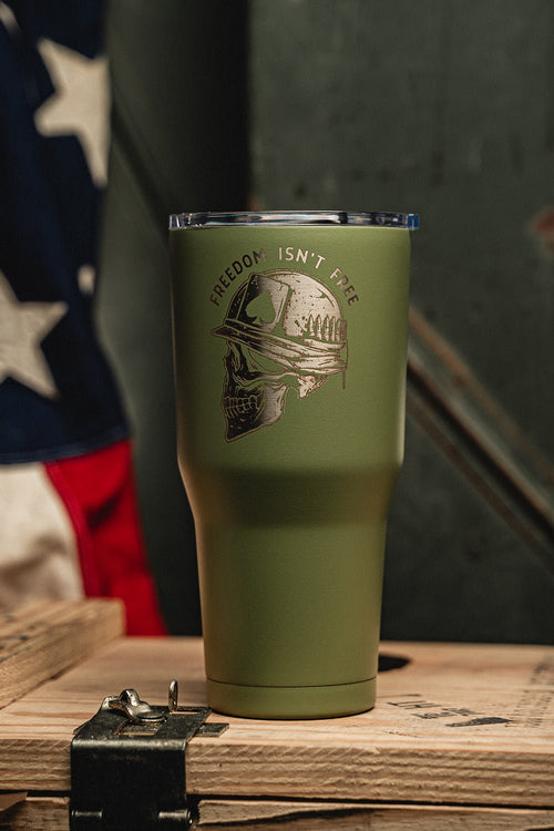 Freedom Isn't Free - Big Frig Laser Etched Tumbler