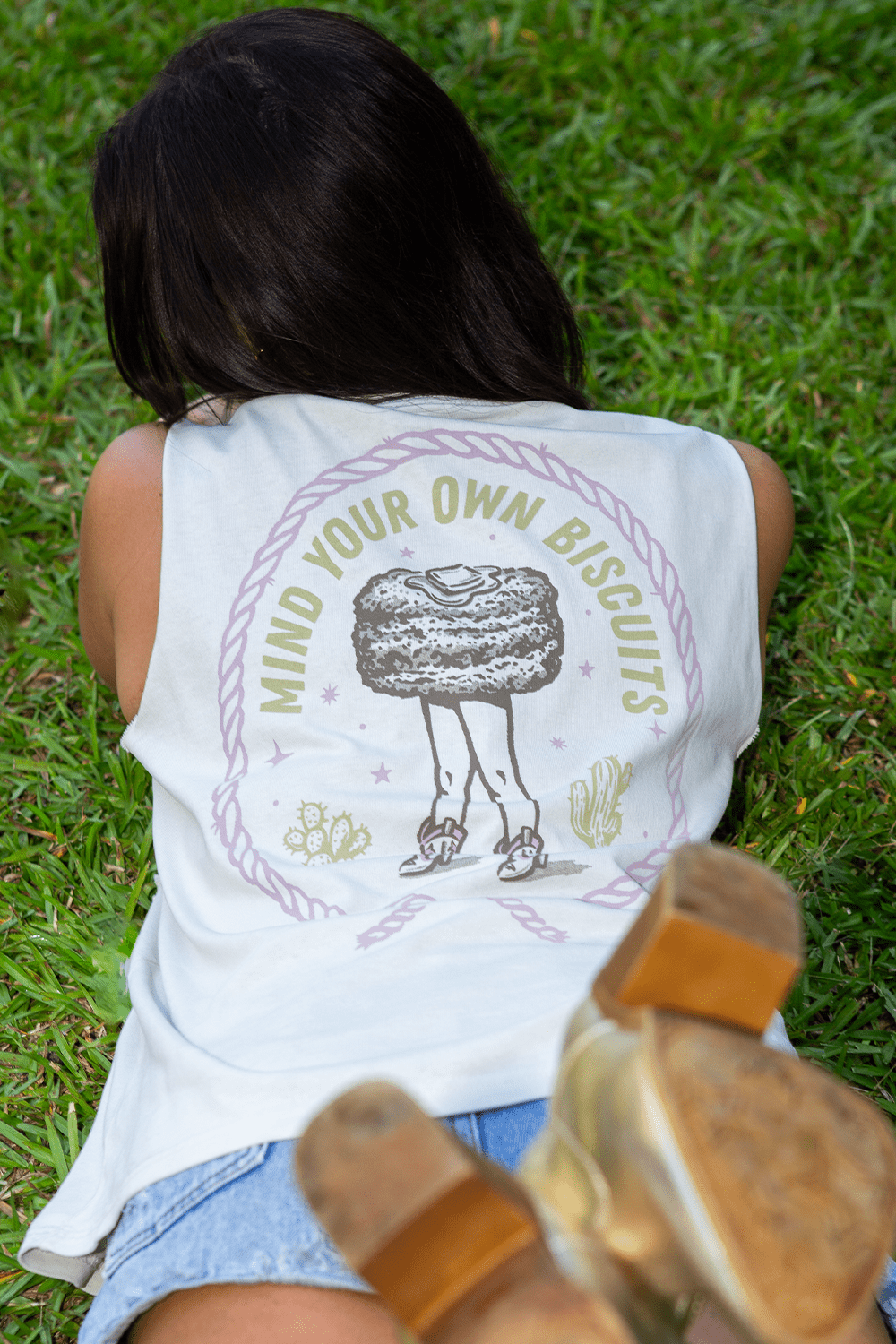 Biscuit Boots - Women's Muscle Tank Top