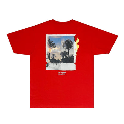 Gallery Dept T Shirt Retro Printed Loose Short-Sleeved Shirt