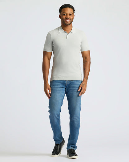 Heather Gray Dressy Polo