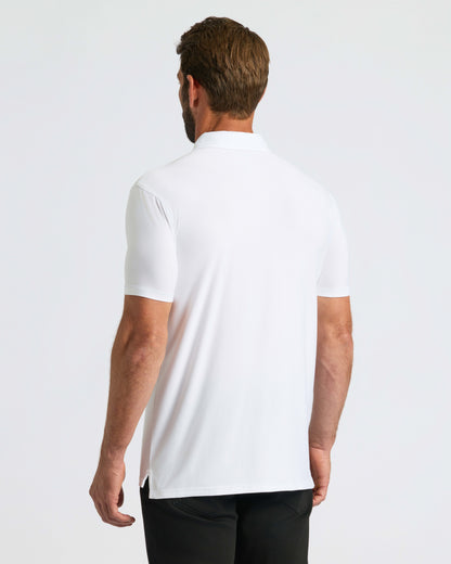 All White Active Polo 6-Pack
