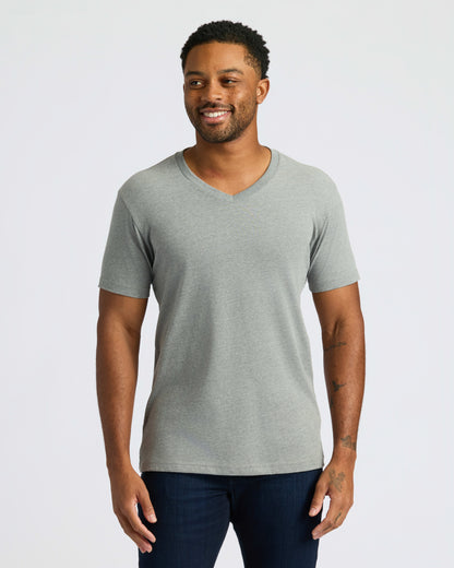 Heather Gray Classic V-Neck