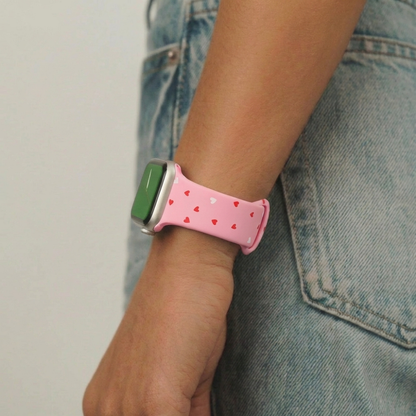 Cute Hearts Apple Watch Strap