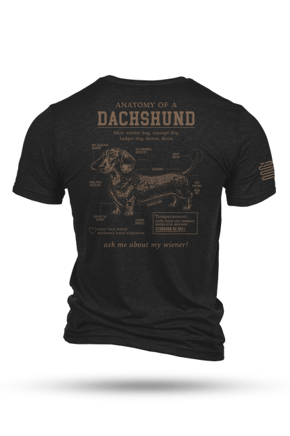 Dachshund Schematic - T-Shirt
