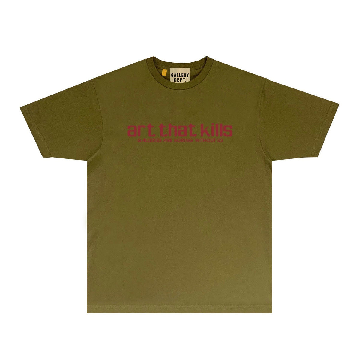 Gallery Dept T Shirt Retro Printed Loose Short-Sleeved Shirt