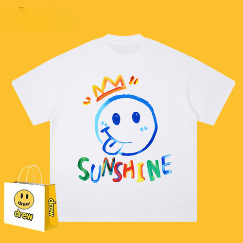 Drew T-shirts Printed Short Sleeve Loose Men