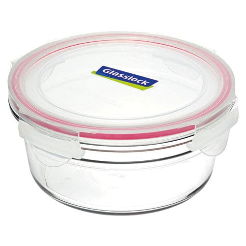 Glasslock Oven Safe Glass Food Container 450ml Round | Freezer, Oven & Air Fryer Safe