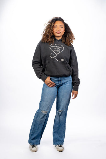 Good Nurses Say Bad Words - Women's Relaxed Fit Hoodie