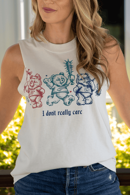 I Don't Really Care - Women's Muscle Tank Top