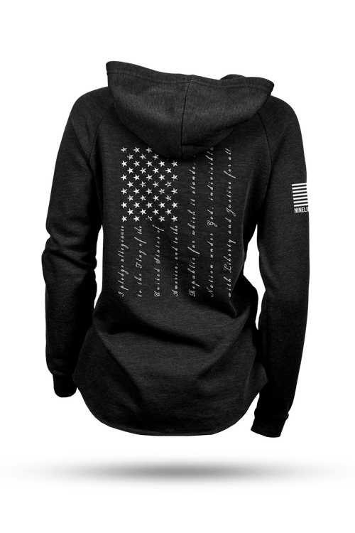 The Pledge - Lightweight Women's V-Neck Hoodie