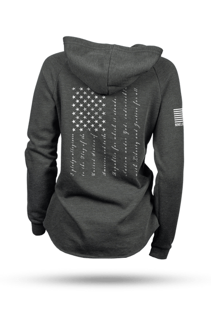 The Pledge - Lightweight Women's V-Neck Hoodie