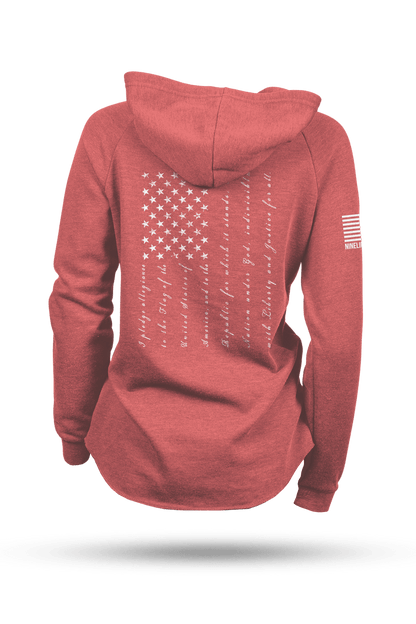 The Pledge - Lightweight Women's V-Neck Hoodie