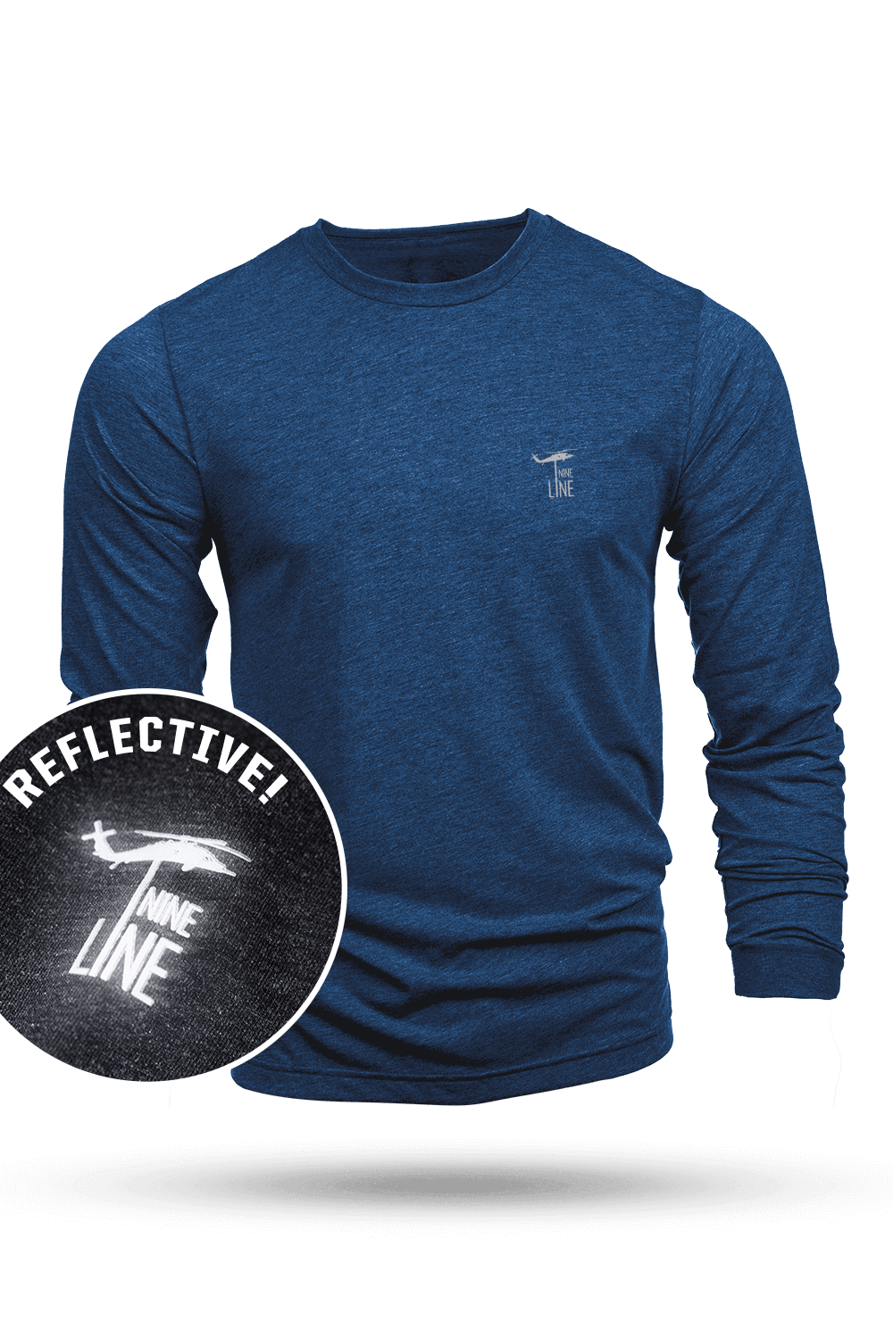 Reflective Dropline Logo - Long-Sleeve Shirt