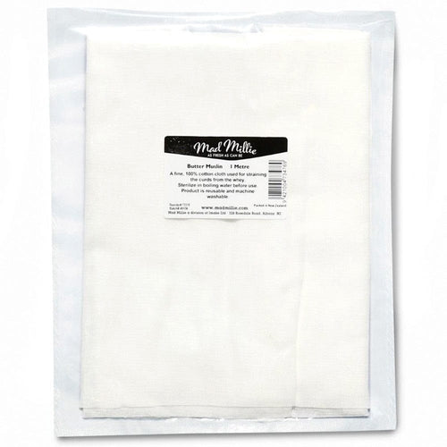 Mad Millie Butter Muslin Cheese Cloth 90cm X 90cm