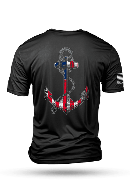 Anchor Flag - Moisture Wicking T-Shirt