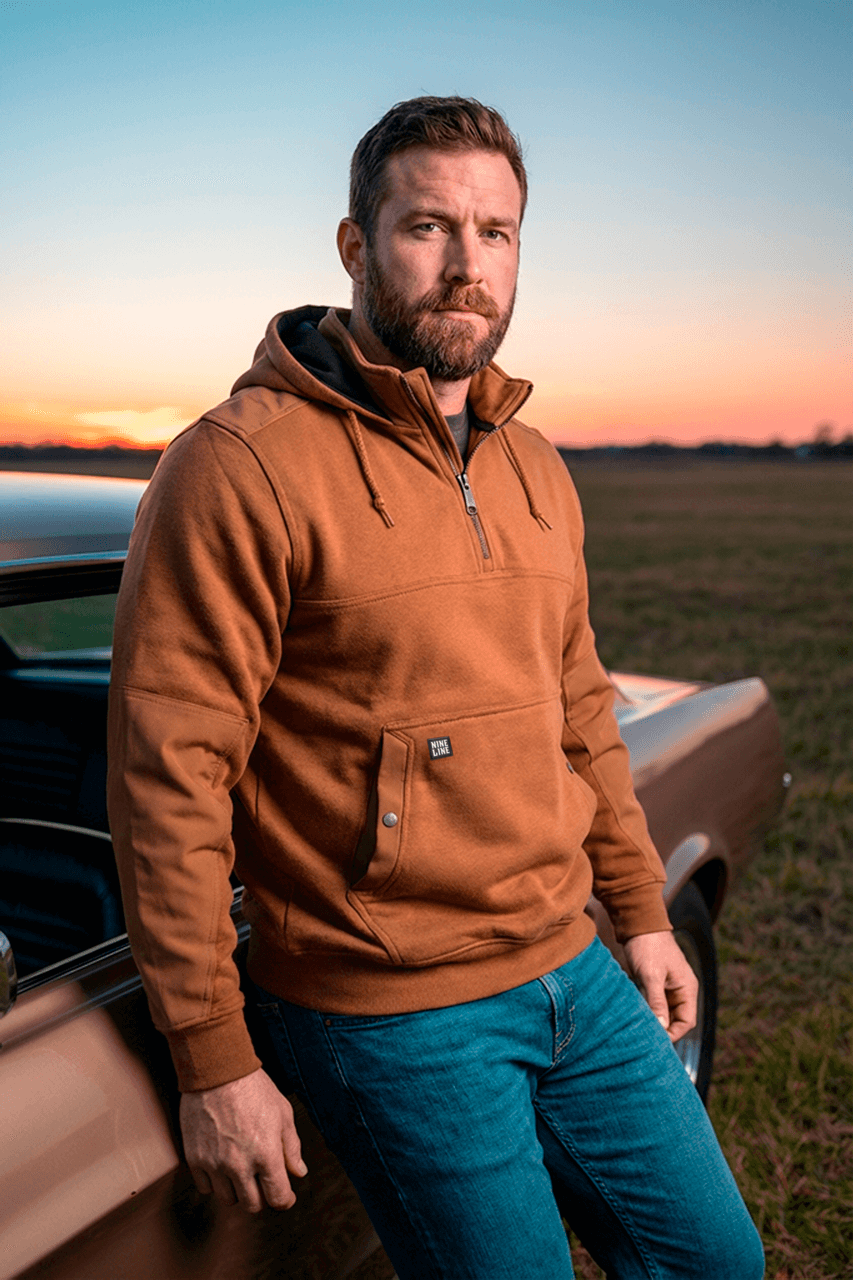 Men's Water-Repellent Pullover Hoodie