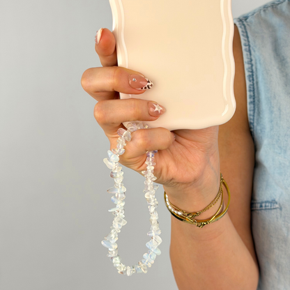 Crystal Phone Strap - Moonstone