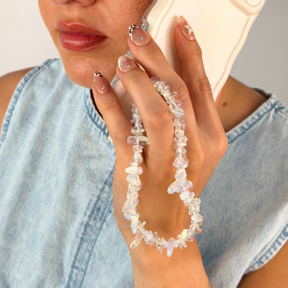 Crystal Phone Strap - Moonstone