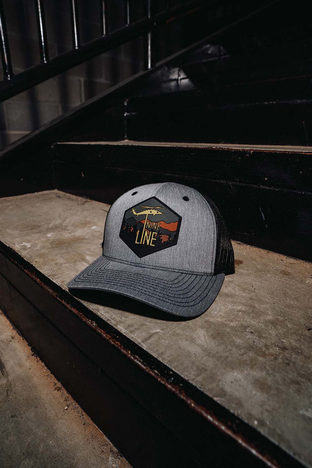 Mountain Nine Line Patch Snapback Hat Collection