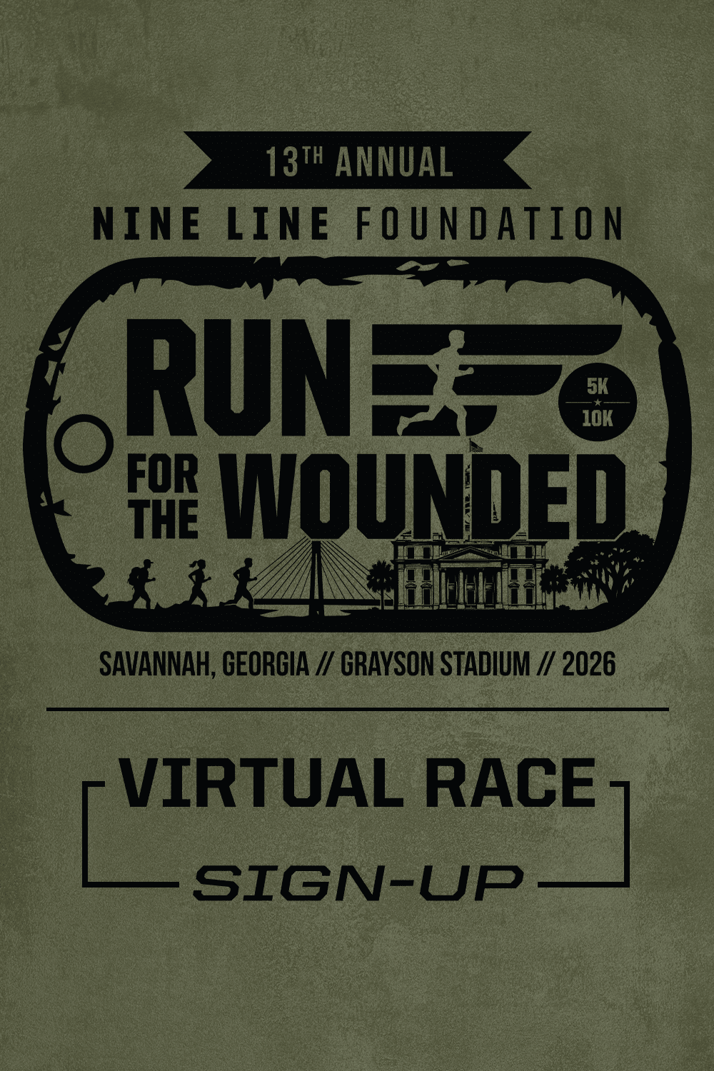 Nine Line Foundation 2026 5K/10K Virtual Race Sign Up