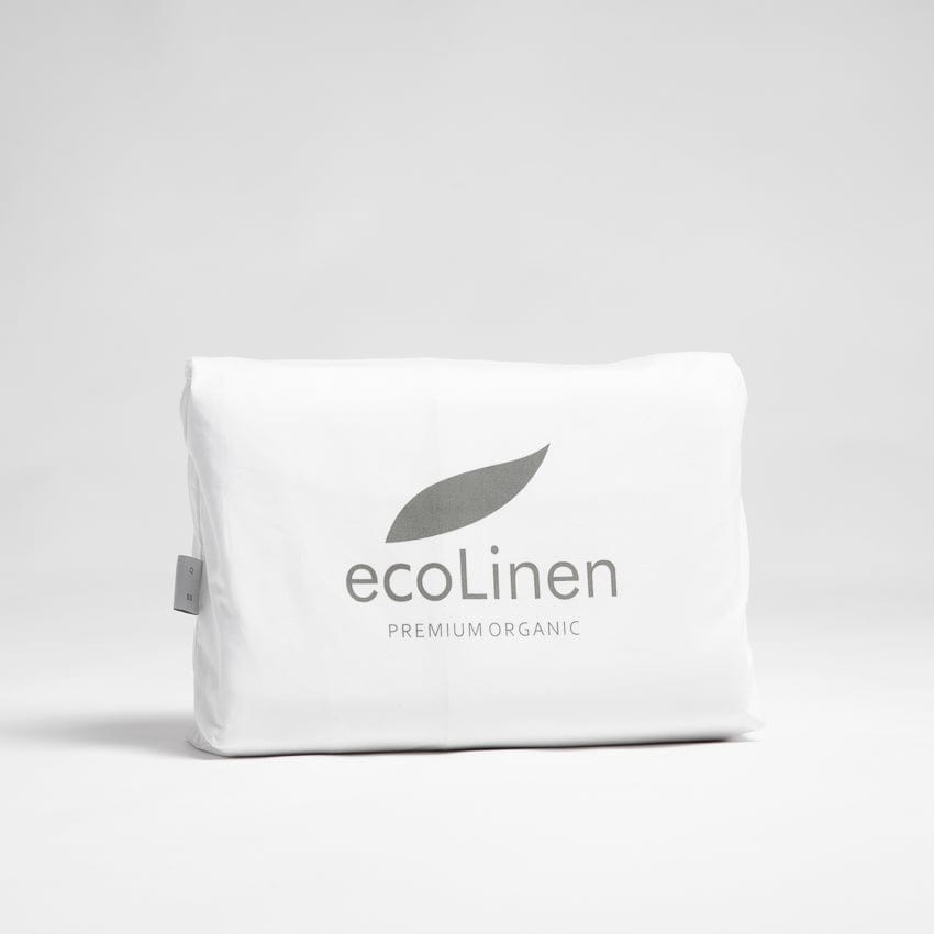 EcoLinen Organic Cotton Quilt Cover - White