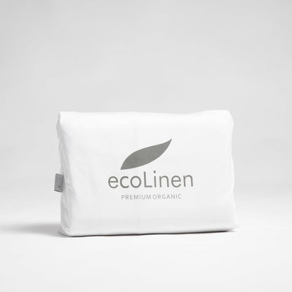 EcoLinen Organic Cotton Quilt Cover - White