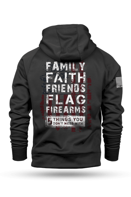 5 Things - Raglan Tailgater Hoodie