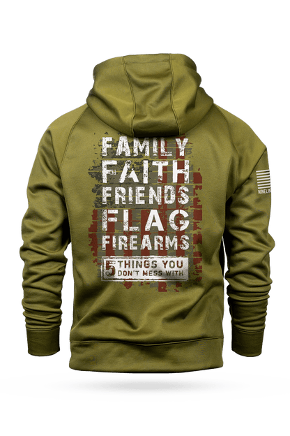 5 Things - Raglan Tailgater Hoodie