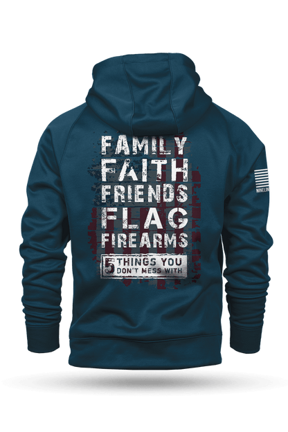 5 Things - Raglan Tailgater Hoodie