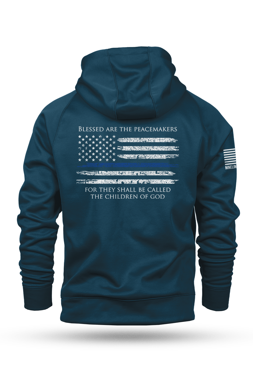 Thin Blue Line - Raglan Tailgater Hoodie