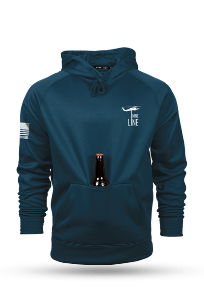 Thin Blue Line - Raglan Tailgater Hoodie