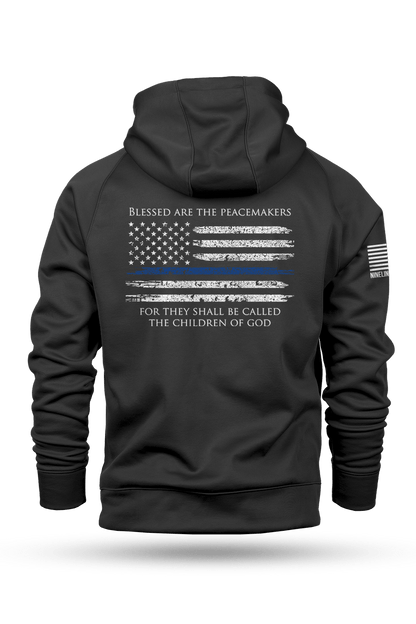 Thin Blue Line - Raglan Tailgater Hoodie