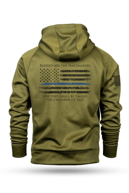 Thin Blue Line - Raglan Tailgater Hoodie