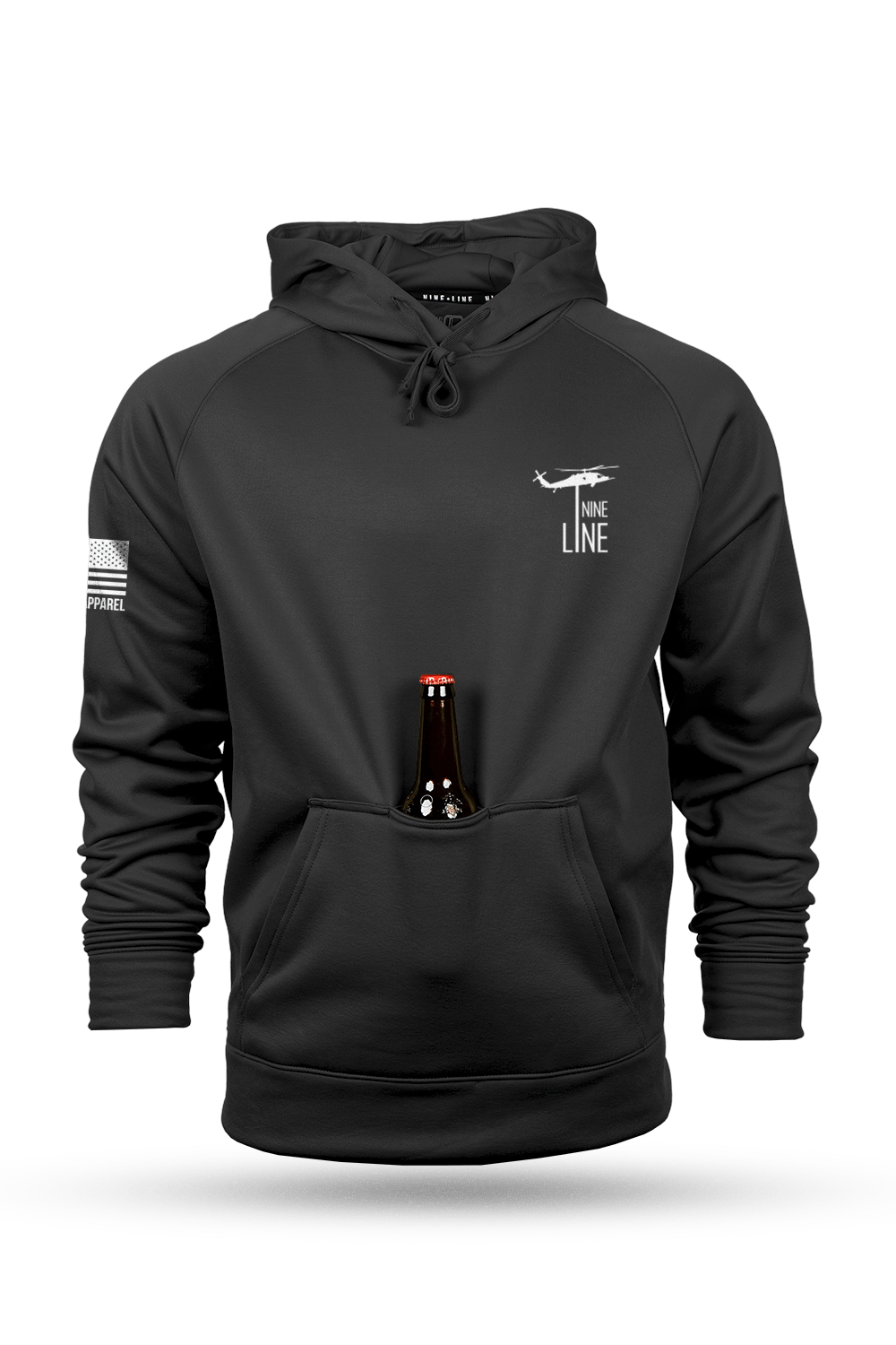 Thin Blue Line - Raglan Tailgater Hoodie