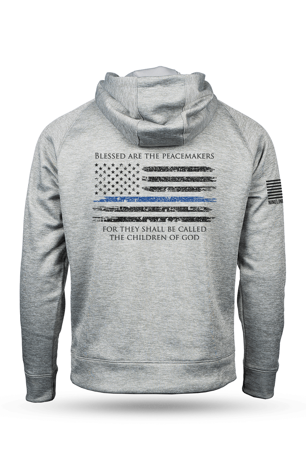 Thin Blue Line - Raglan Tailgater Hoodie